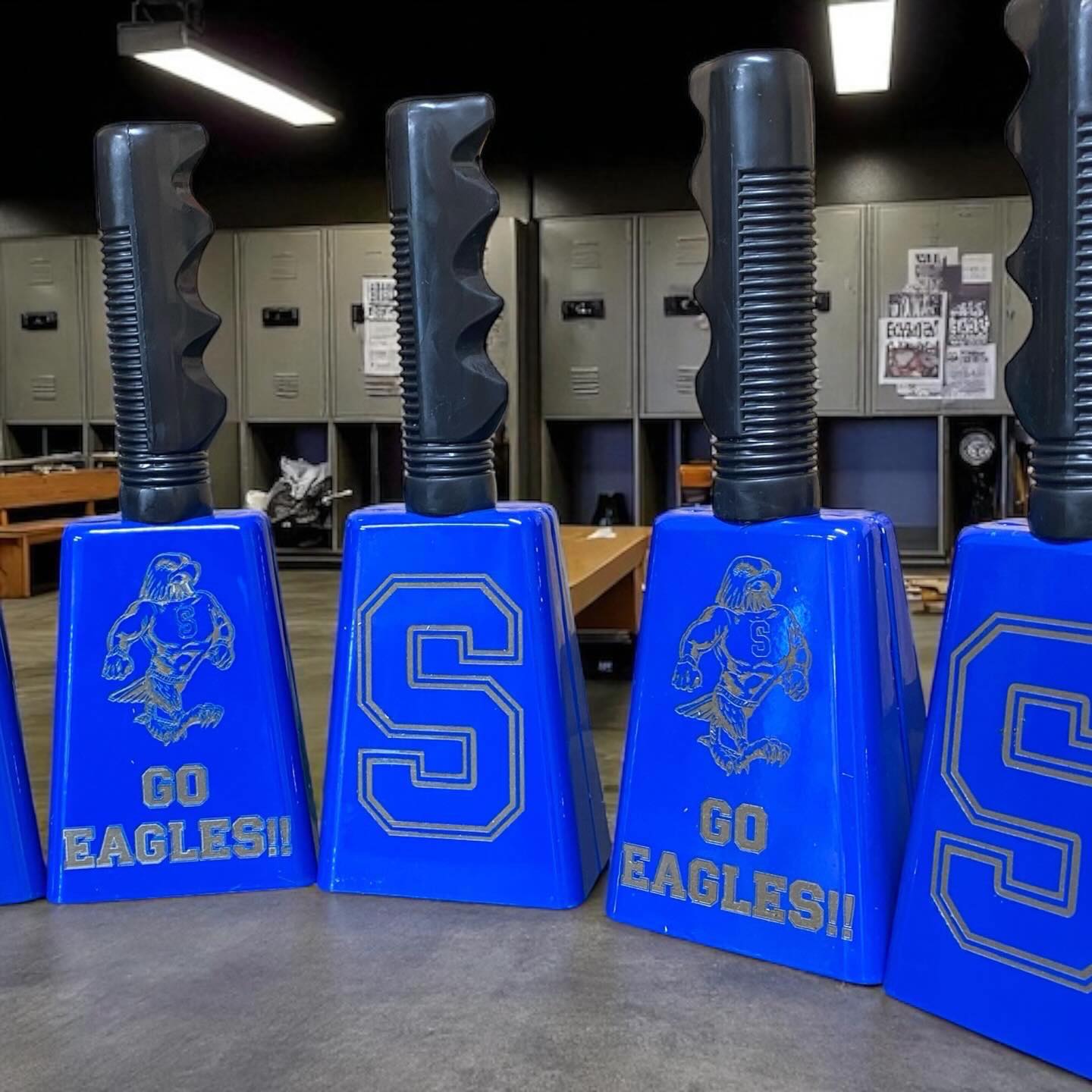 Summertown Eagles Engraved Cowbell
