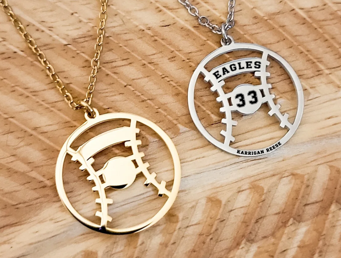 Custom Engraved School Pendant/Necklace