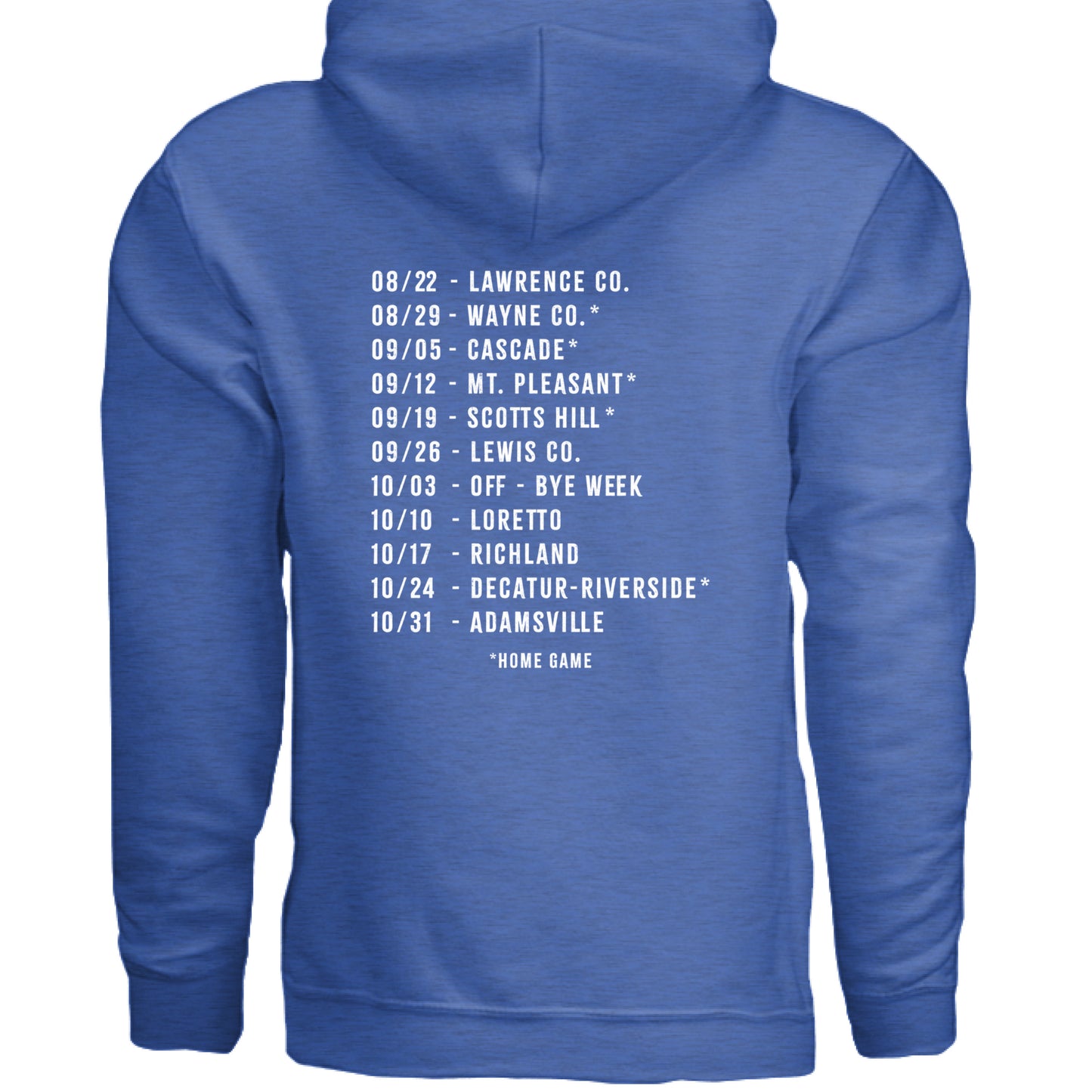 Heather Sport Royal - BACK