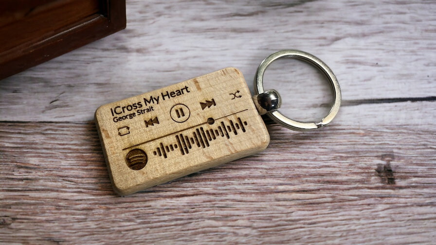 Spotify Song Code Keychain