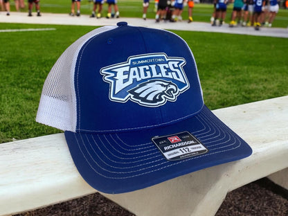 Summertown Eagles Logo Richardson 112 Navy and White Hat