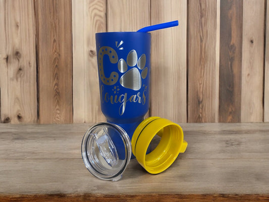 40oz College Street Elementary School Tumbler w/ Handle