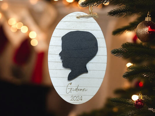 Silhouette Christmas Ornament