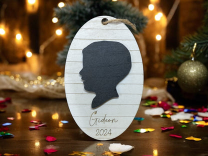 Silhouette Christmas Ornament