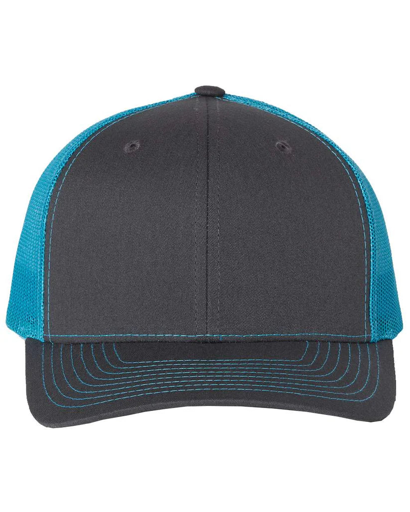 Charcoal / Neon Blue