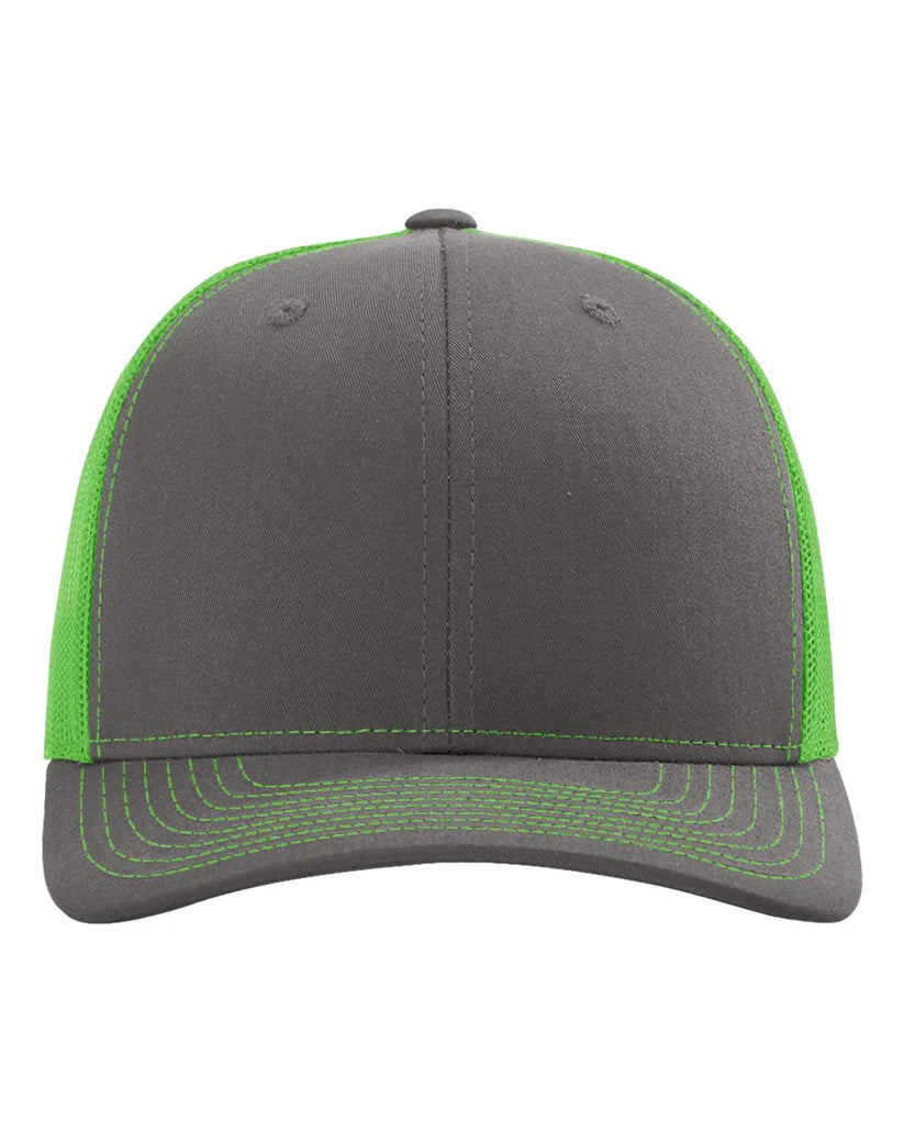 Charcoal / Neon Green