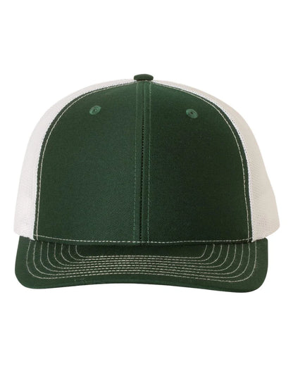 Dark Green / White