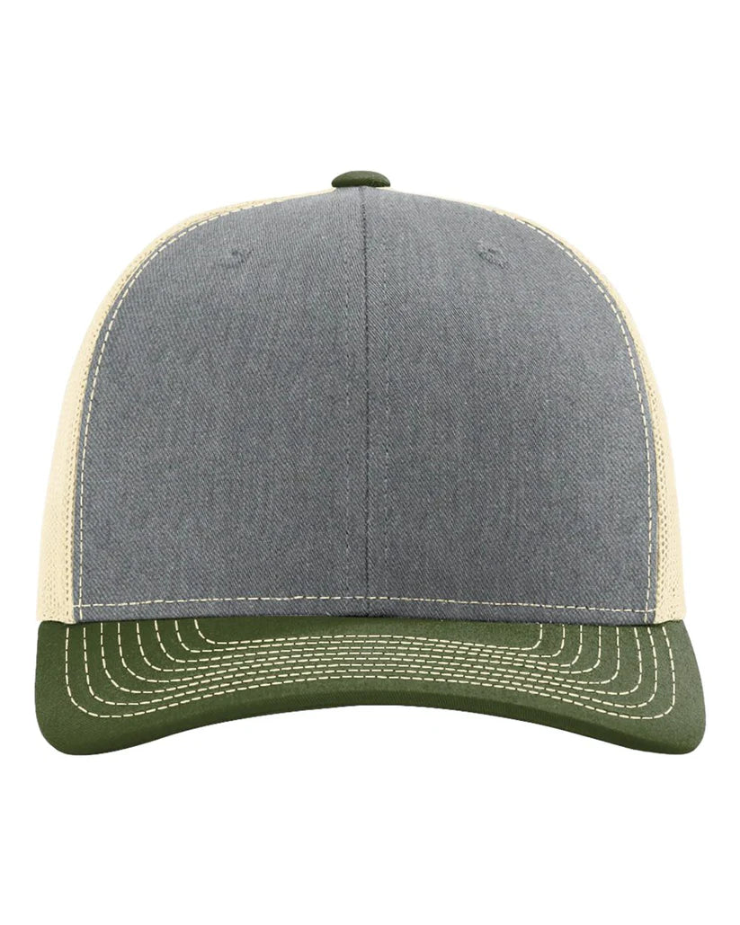 Heather Grey / Birch / Army Olive