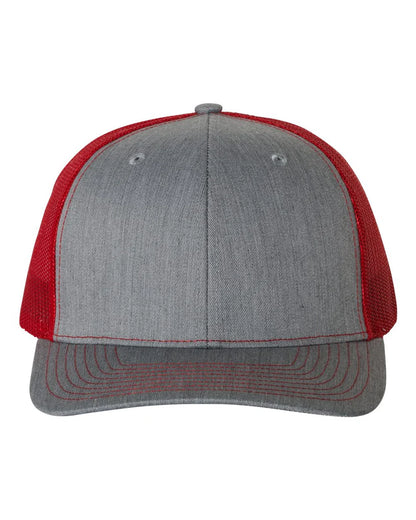Heather Grey / Red