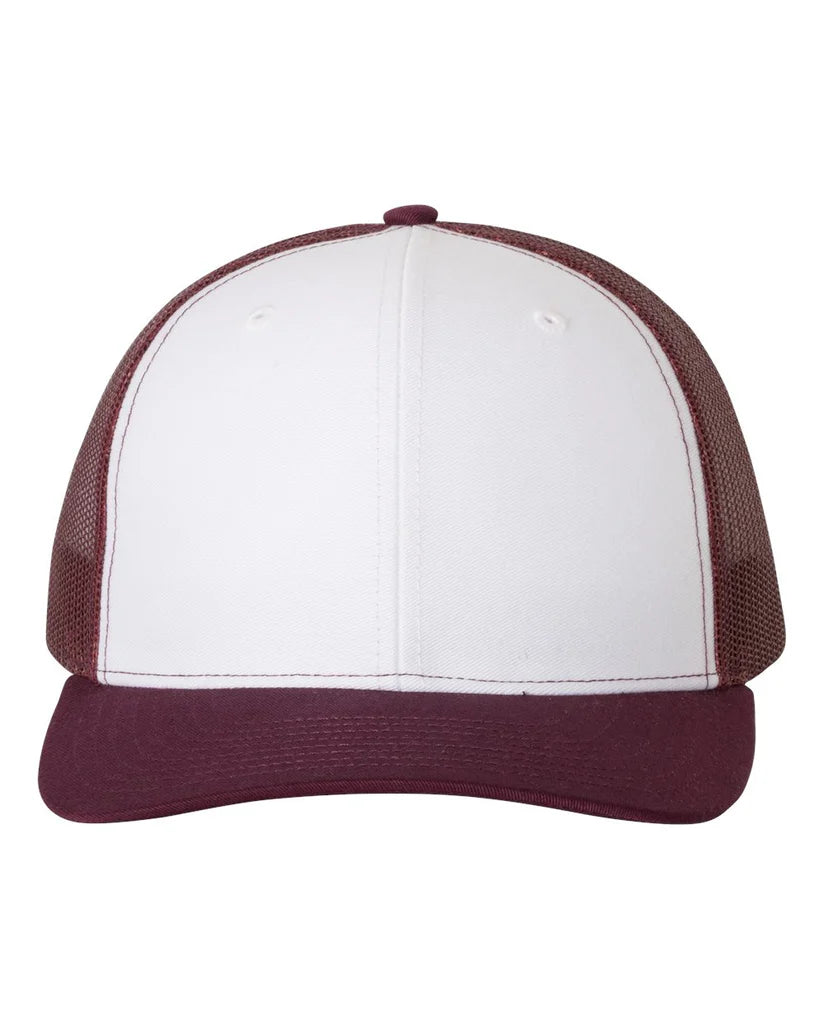 White / Maroon