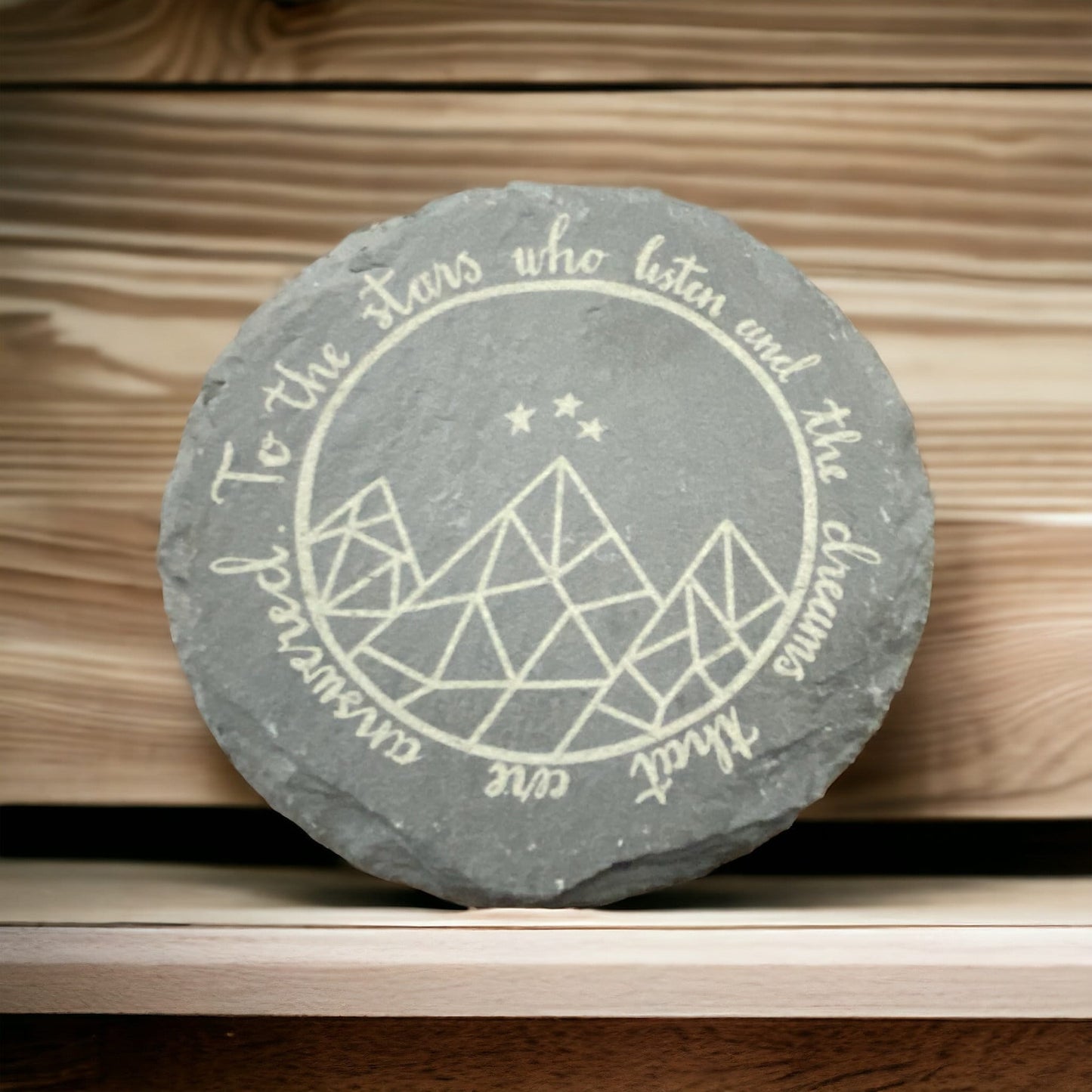 Set of 4 Acotar Slate Coasters