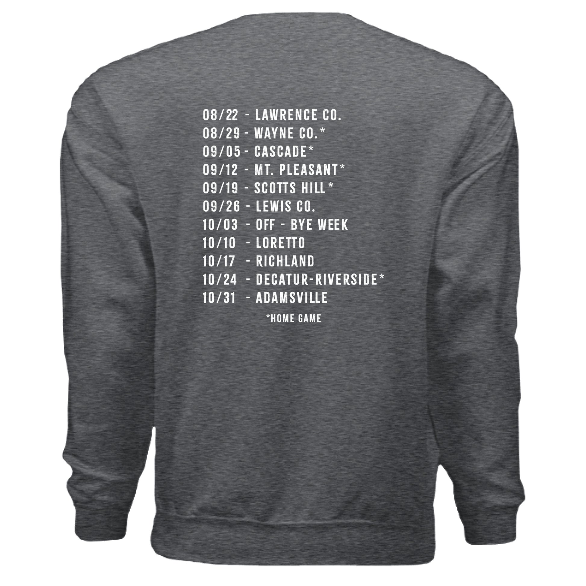 DARK HEATHER - BACK